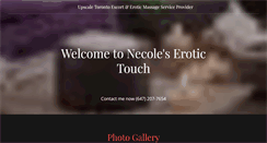 Desktop Screenshot of necoleserotictouch.com